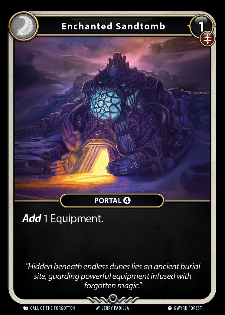 Enchanted Sandtomb card front