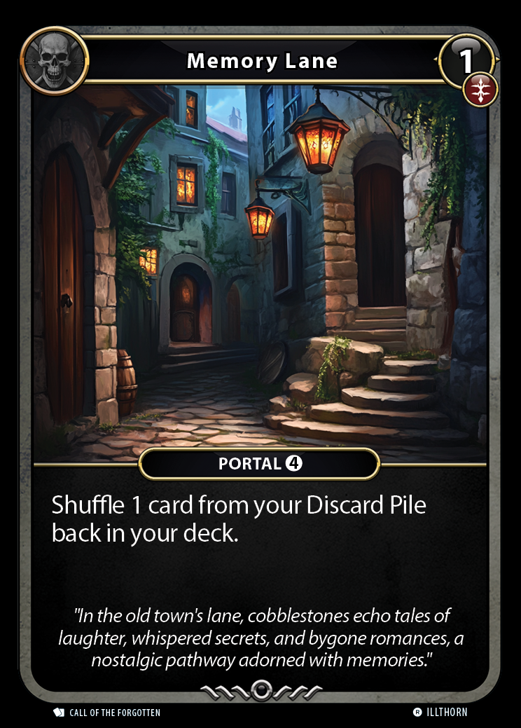 Memory Lane card front