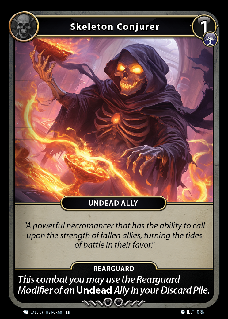 Skeleton Conjurer card front