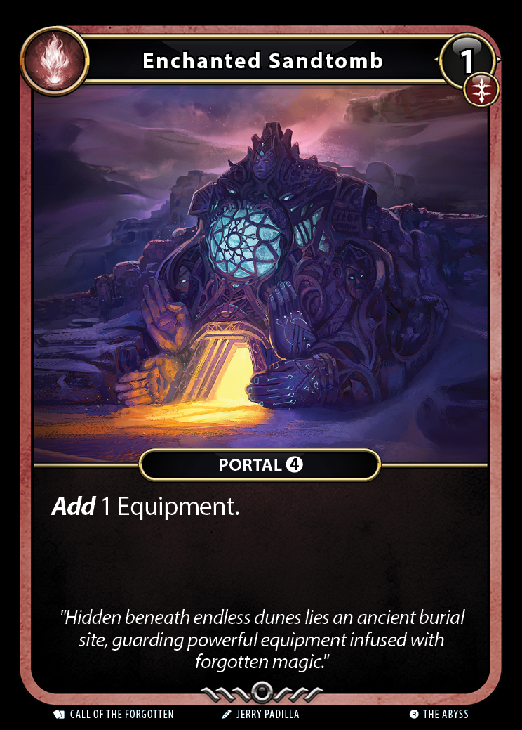 Enchanted Sandtomb card front