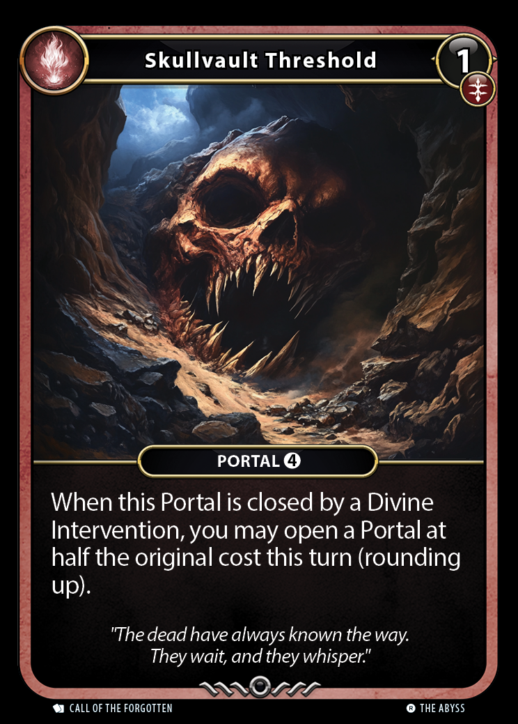 Skullvault Threshold card front