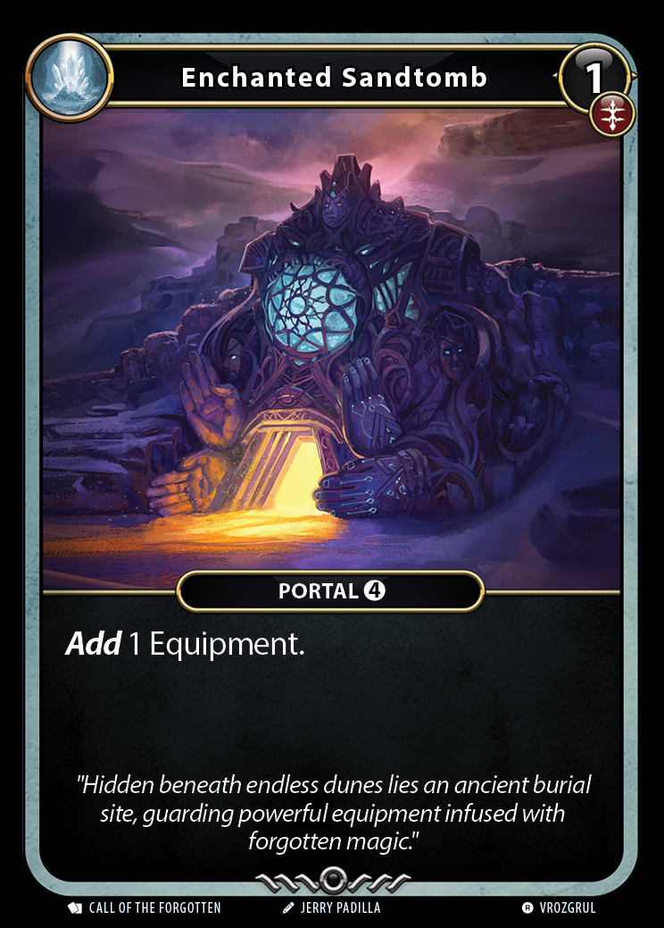 Enchanted Sandtomb card front