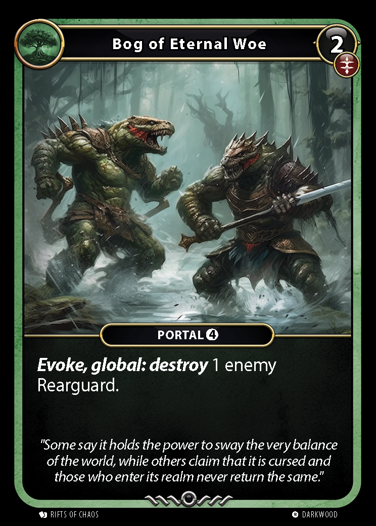 Bog of Eternal Woe card front