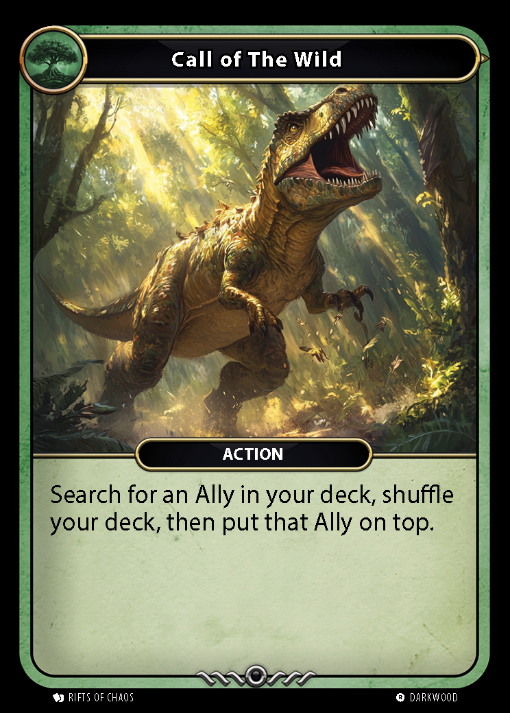 Call of The Wild card front