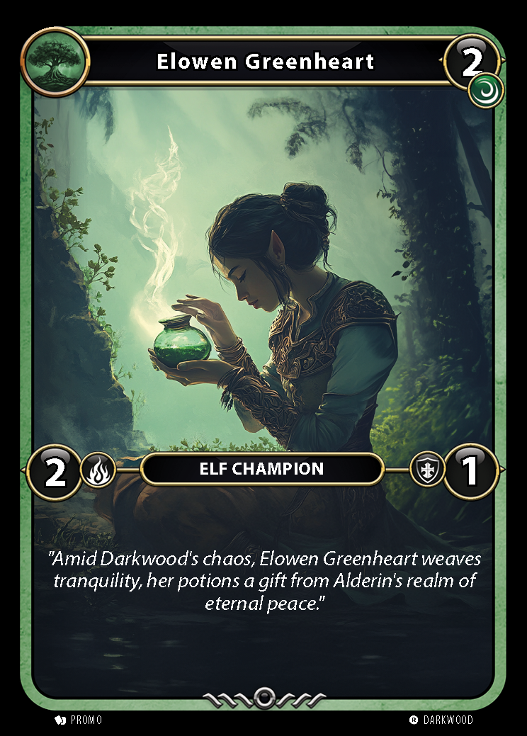 Elowen Greenheart card front