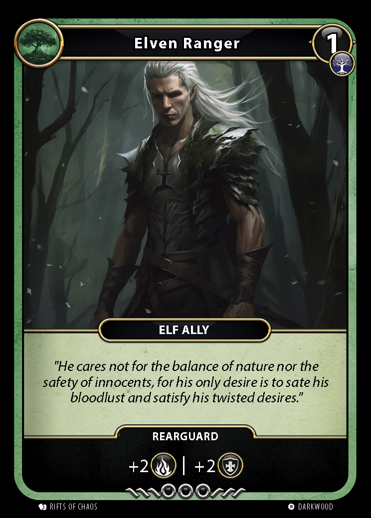 Elven Ranger card front