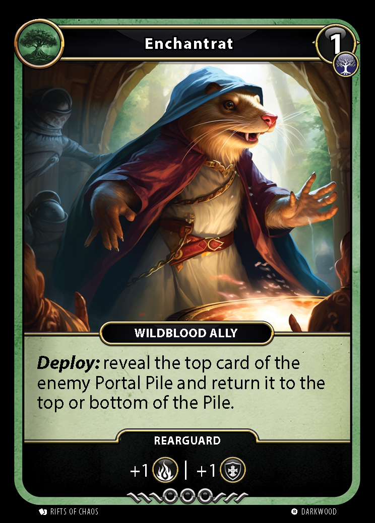 Enchantrat card front