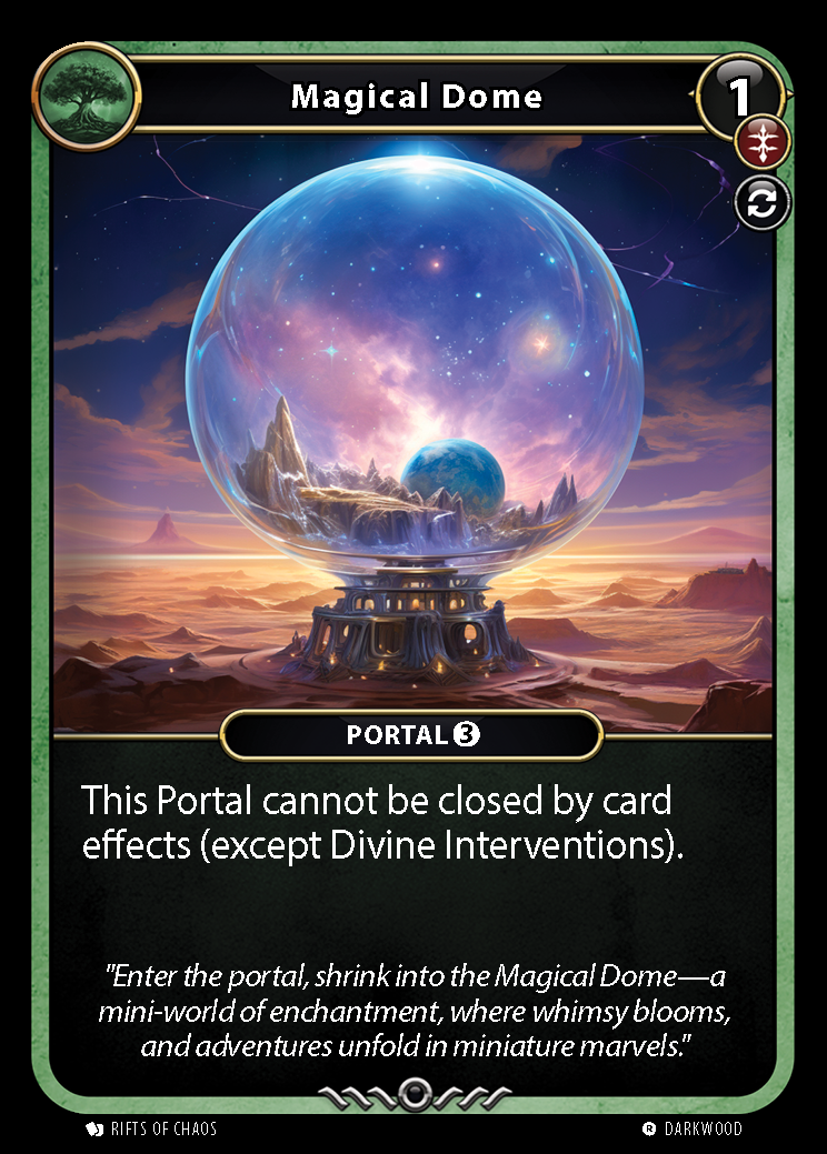 Magical Dome card front