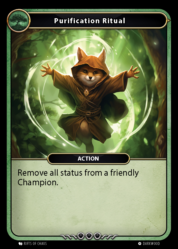 Purification Ritual card front