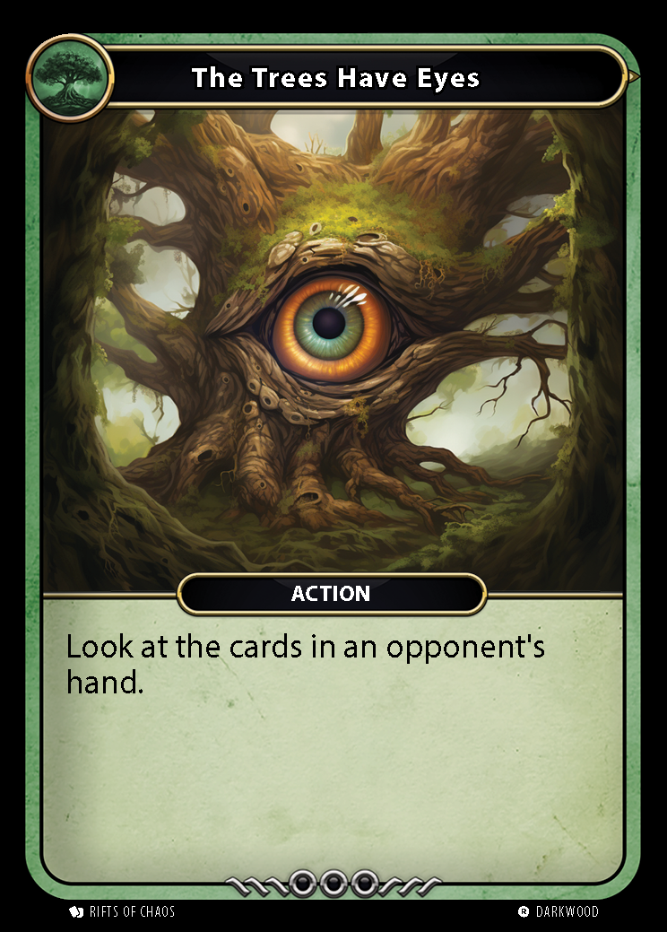 The Trees Have Eyes card front
