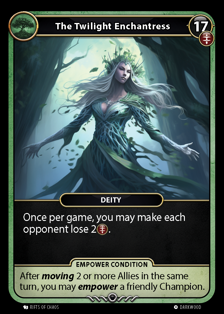 The Twilight Enchantress card front