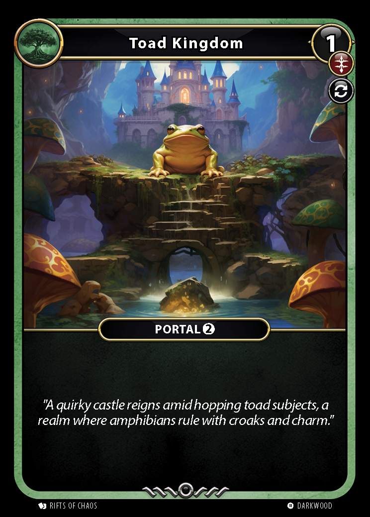 Toad Kingdom card front