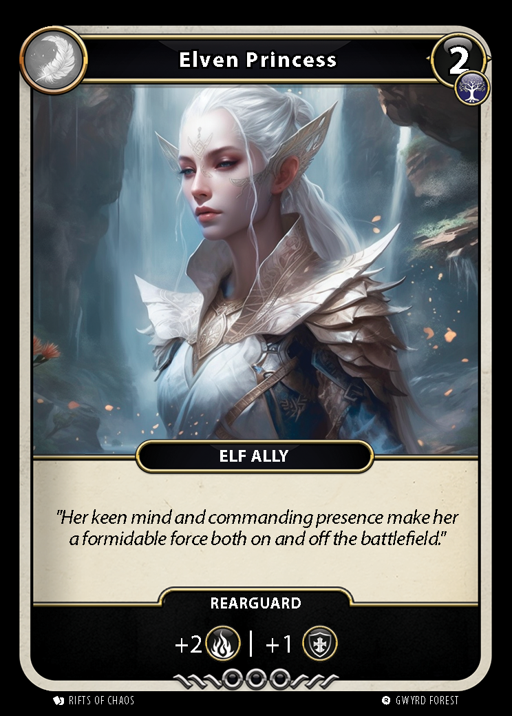Elven Princess card front