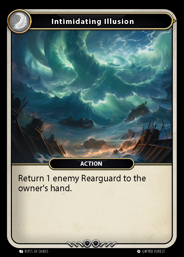 Intimidating Illusion card front