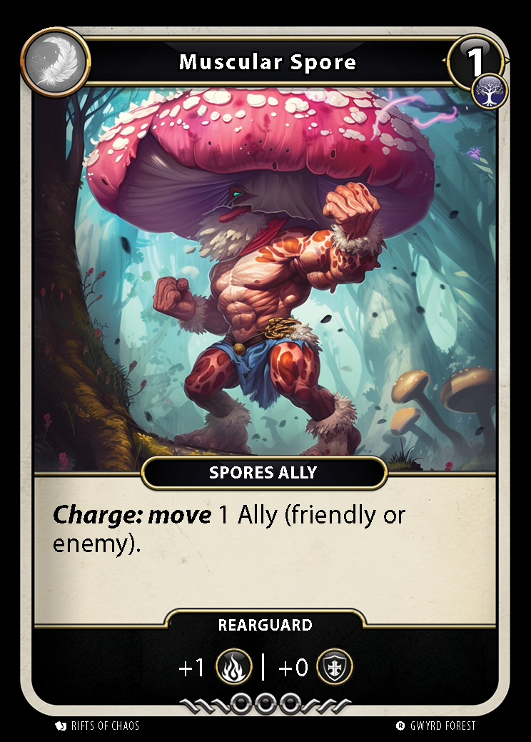 Muscular Spore card front