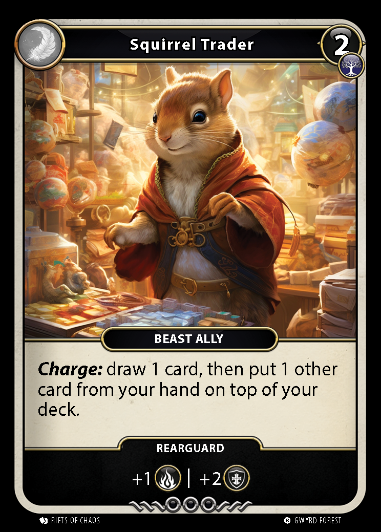 Squirrel Trader card front