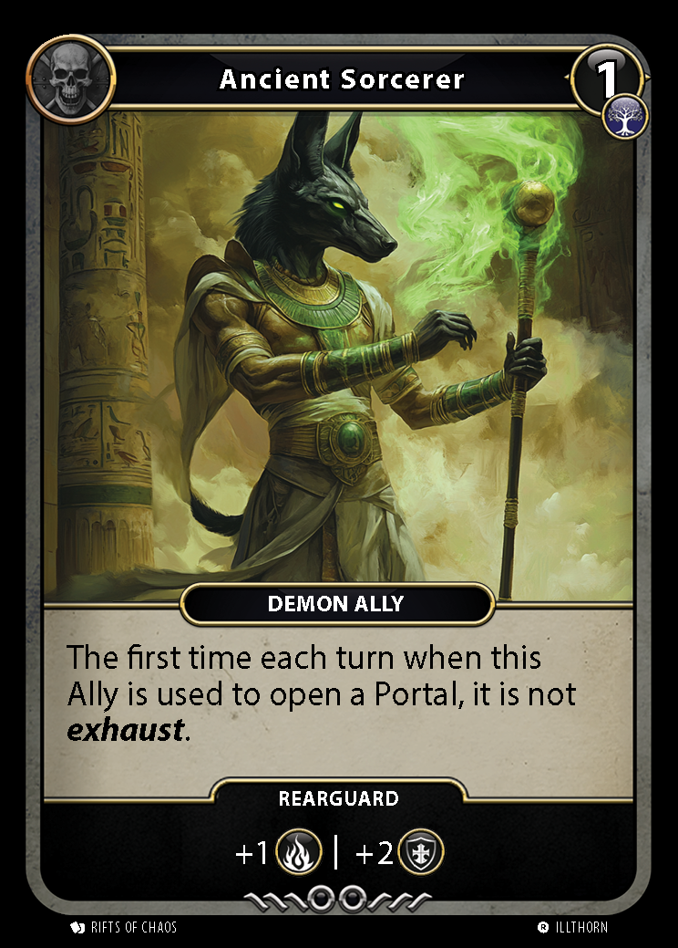Ancient Sorcerer card front