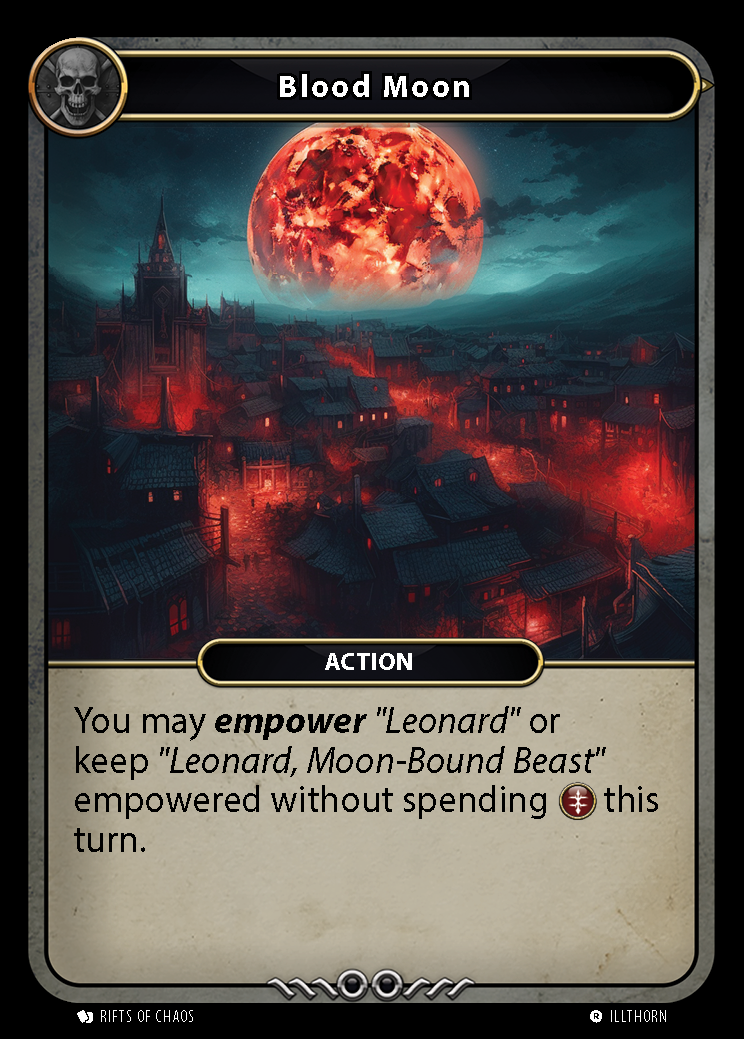 Blood Moon card front