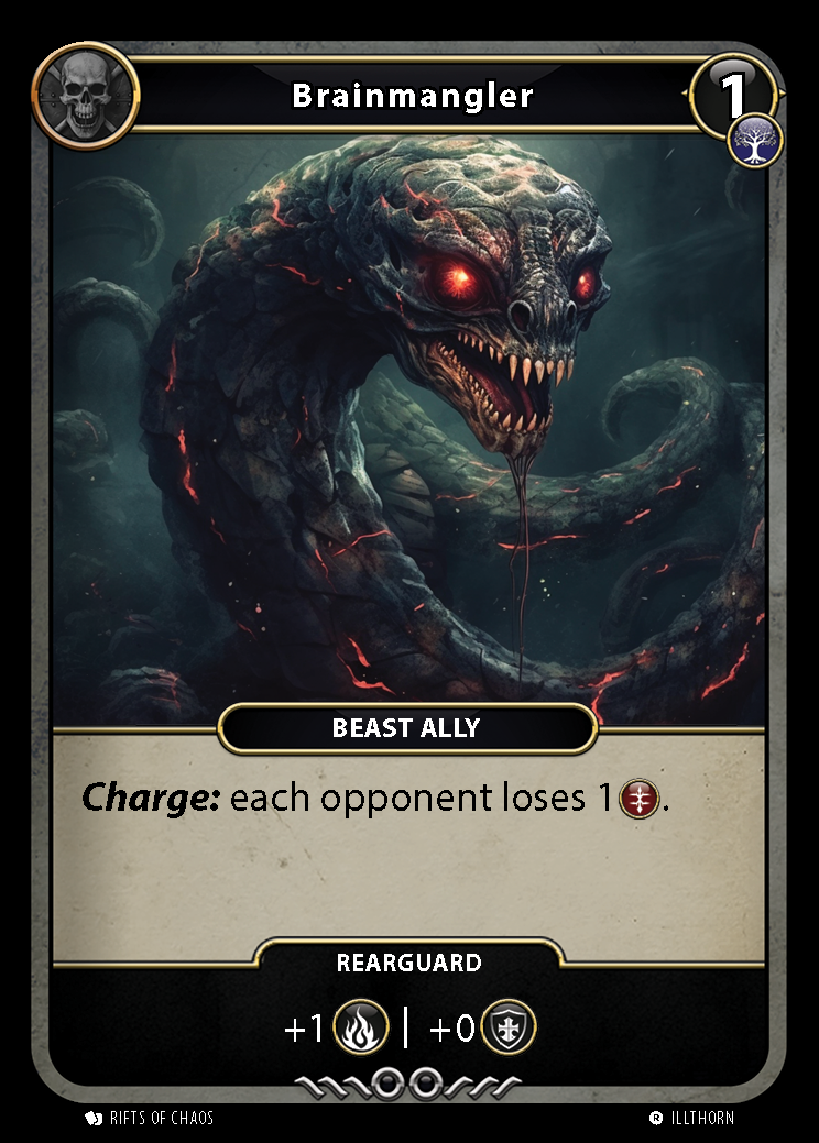 Brainmangler card front