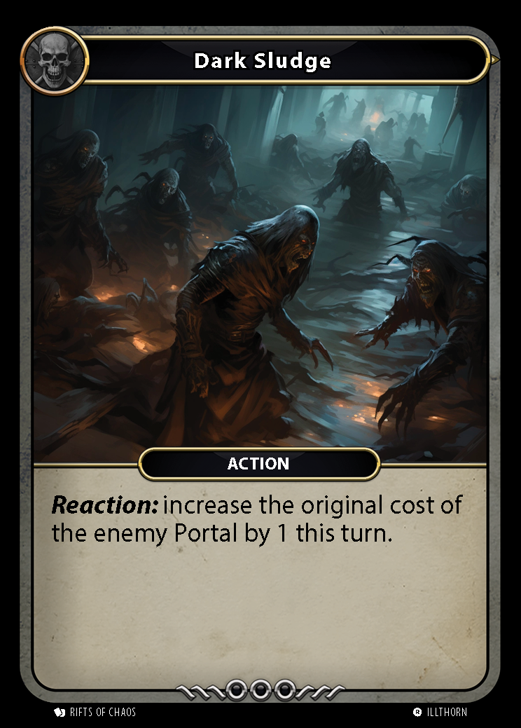 Dark Sludge card front