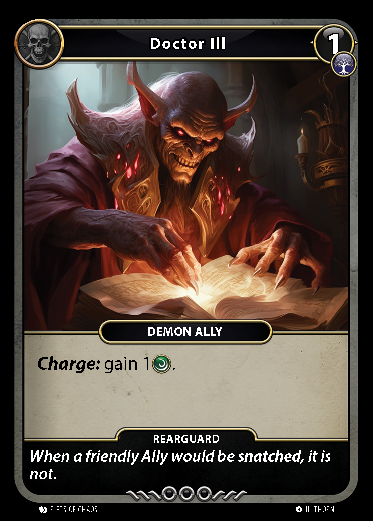 Doctor Ill card front
