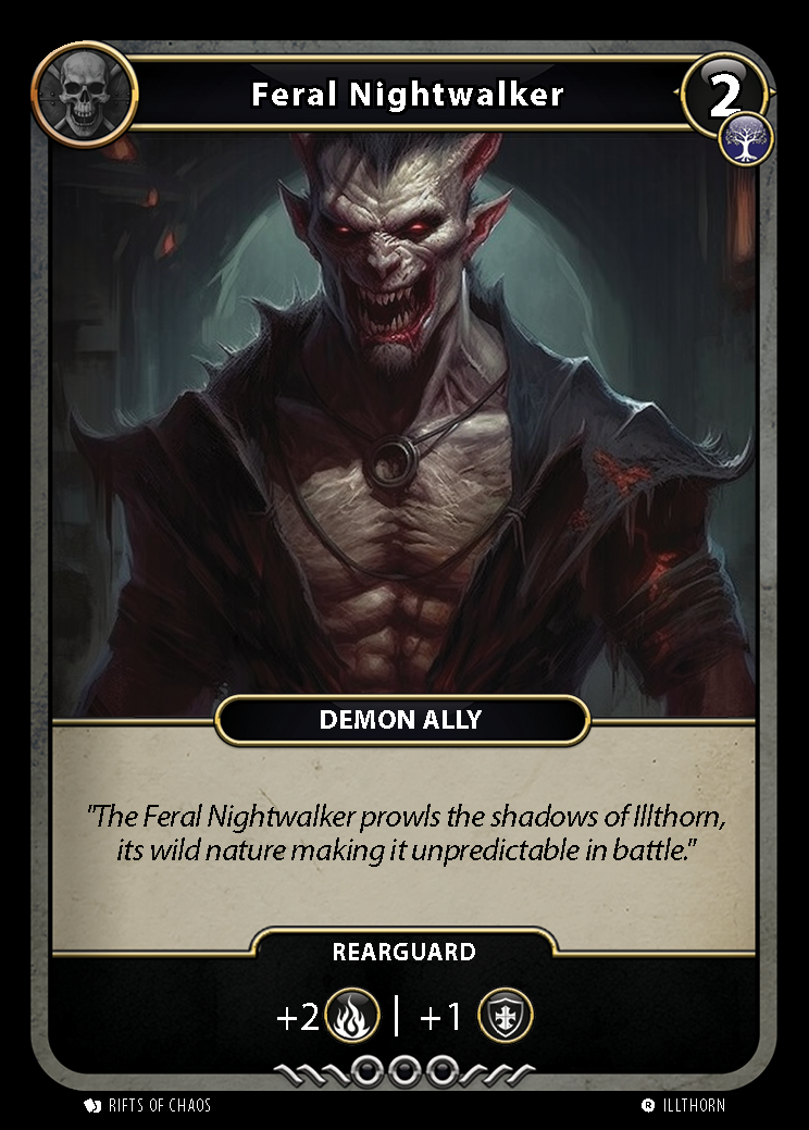 Feral Nightwalker card front