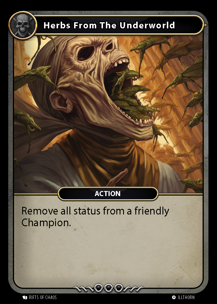 Herbs From The Underworld card front