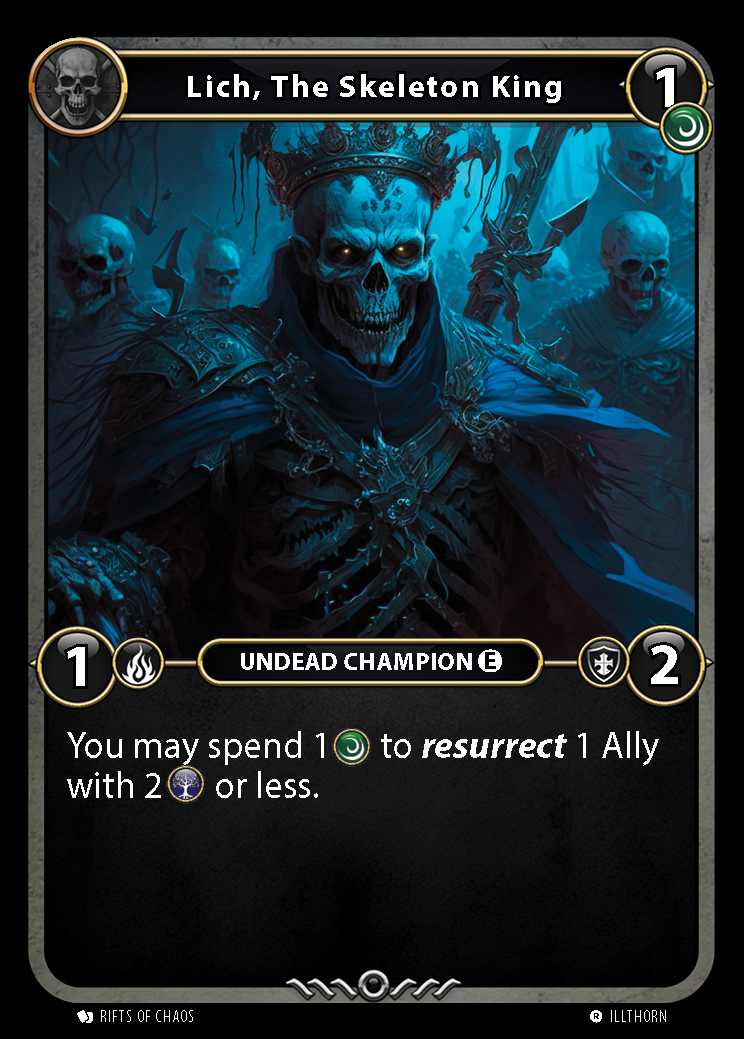 Lich, The Skeleton King Empowered