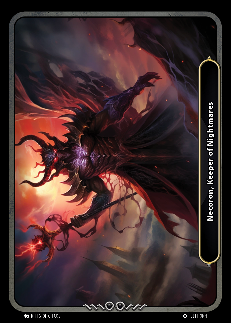 Necoron, Keeper of Nightmares Divine Intervention front
