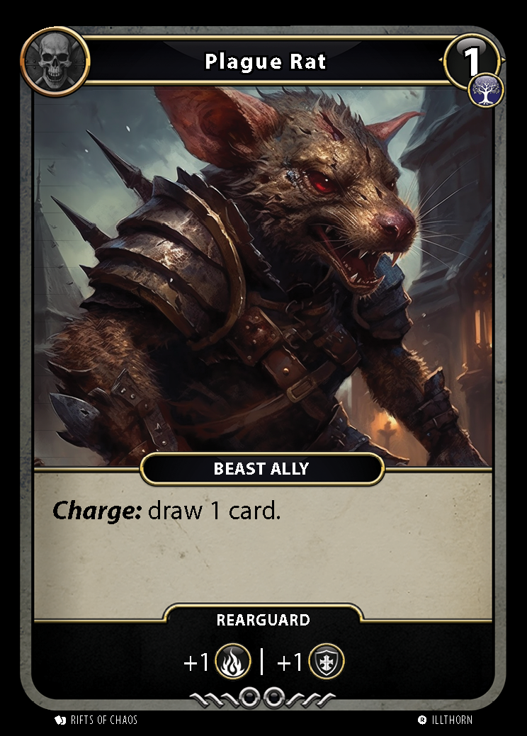Plague Rat card front
