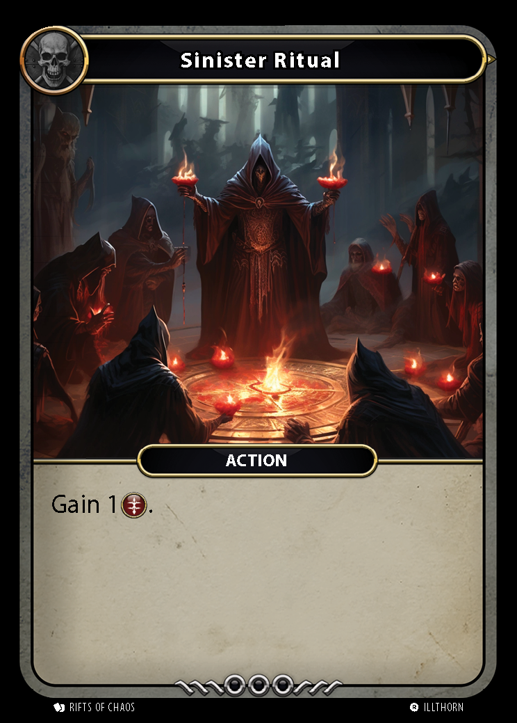 Sinister Ritual card front