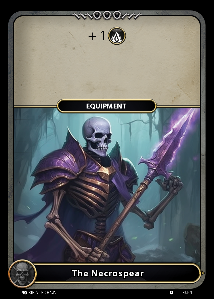 The Necrospear card front