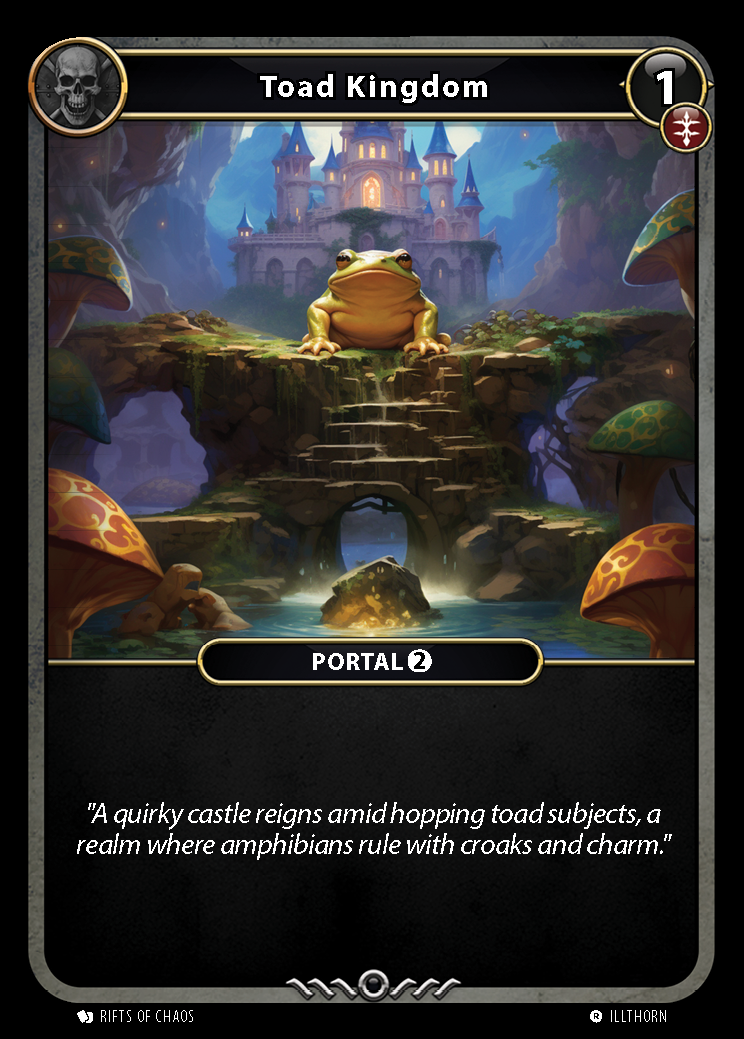 Toad Kingdom card front