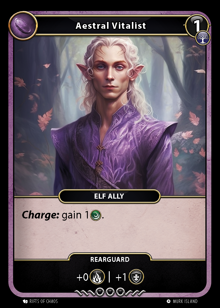 Aestral Vitalist card front