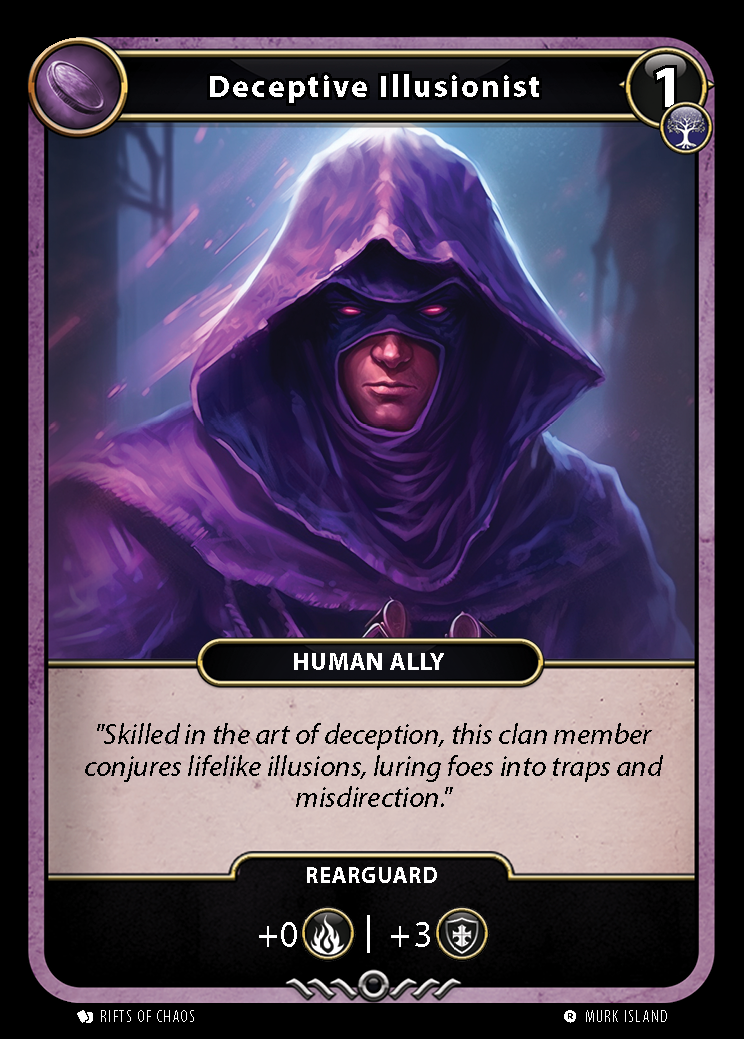 Deceptive Illusionist card front
