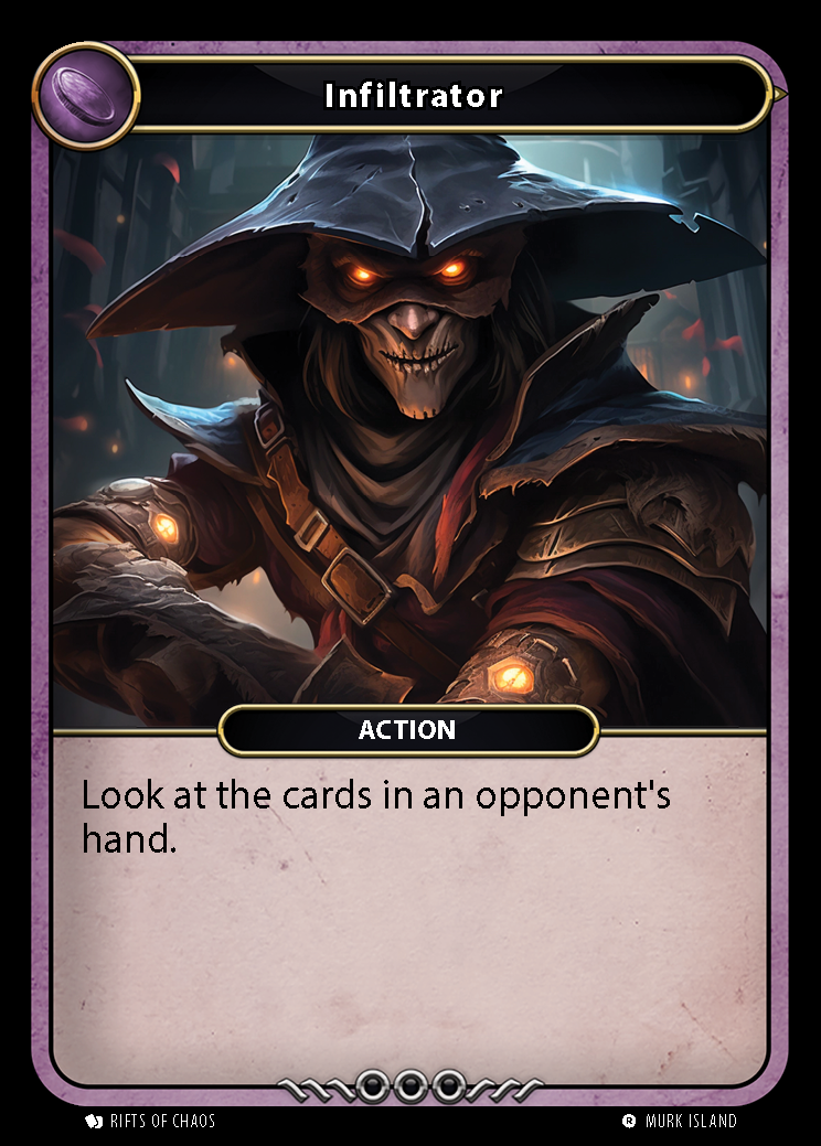 Infiltrator card front