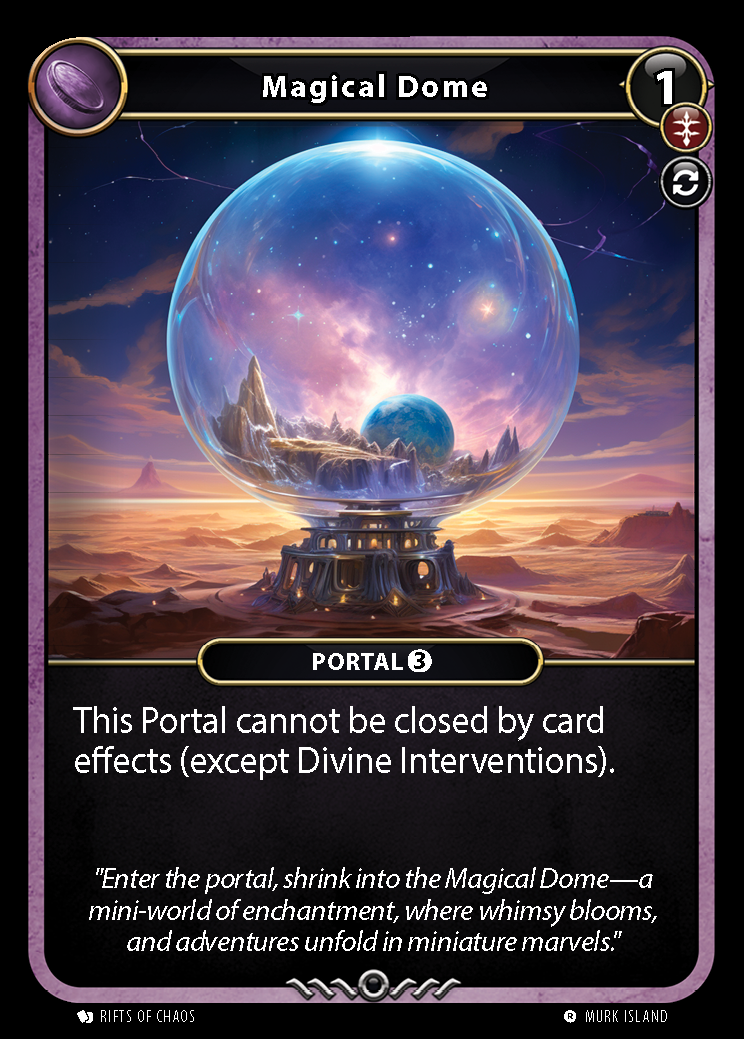 Magical Dome card front