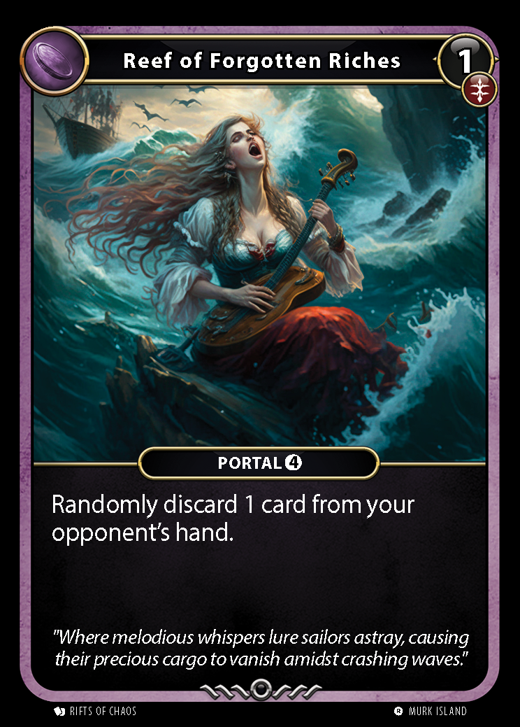 Reef of Forgotten Riches card front