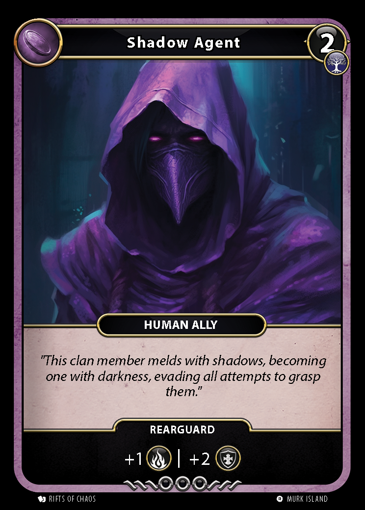 Shadow Agent card front