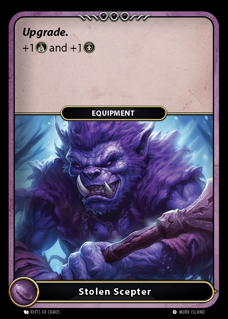 Stolen Scepter card front