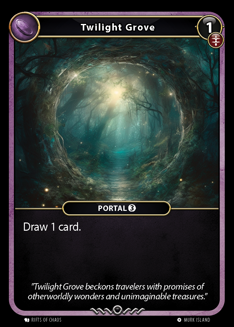 Twilight Grove card front