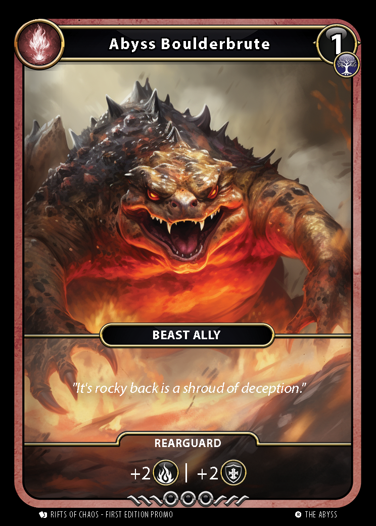 Abyss Boulderbrute card front