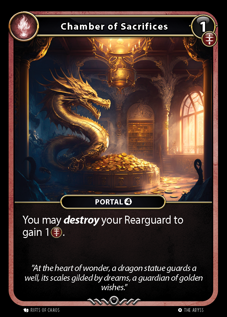 Chamber of Sacrifices card front