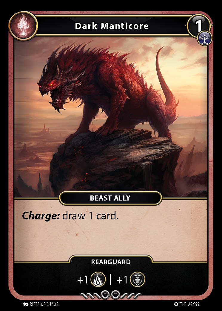 Dark Manticore card front