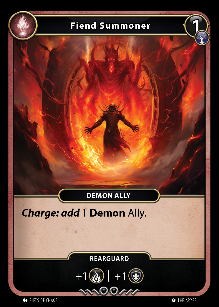 Fiend Summoner card front