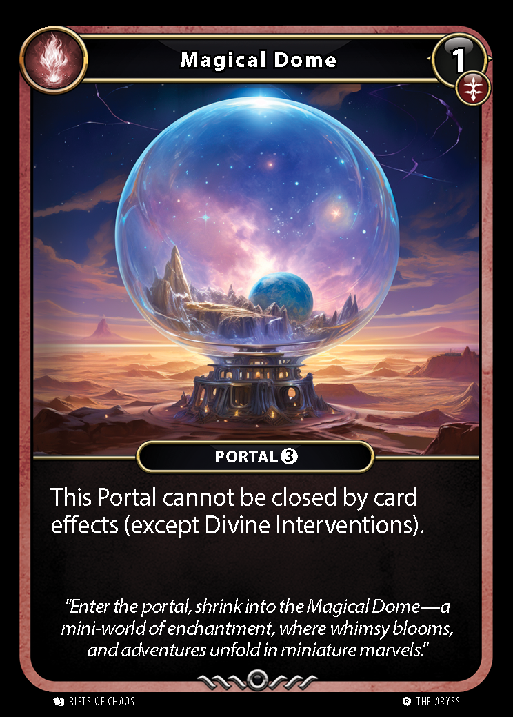 Magical Dome card front