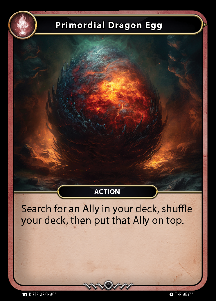 Primordial Dragon Egg card front
