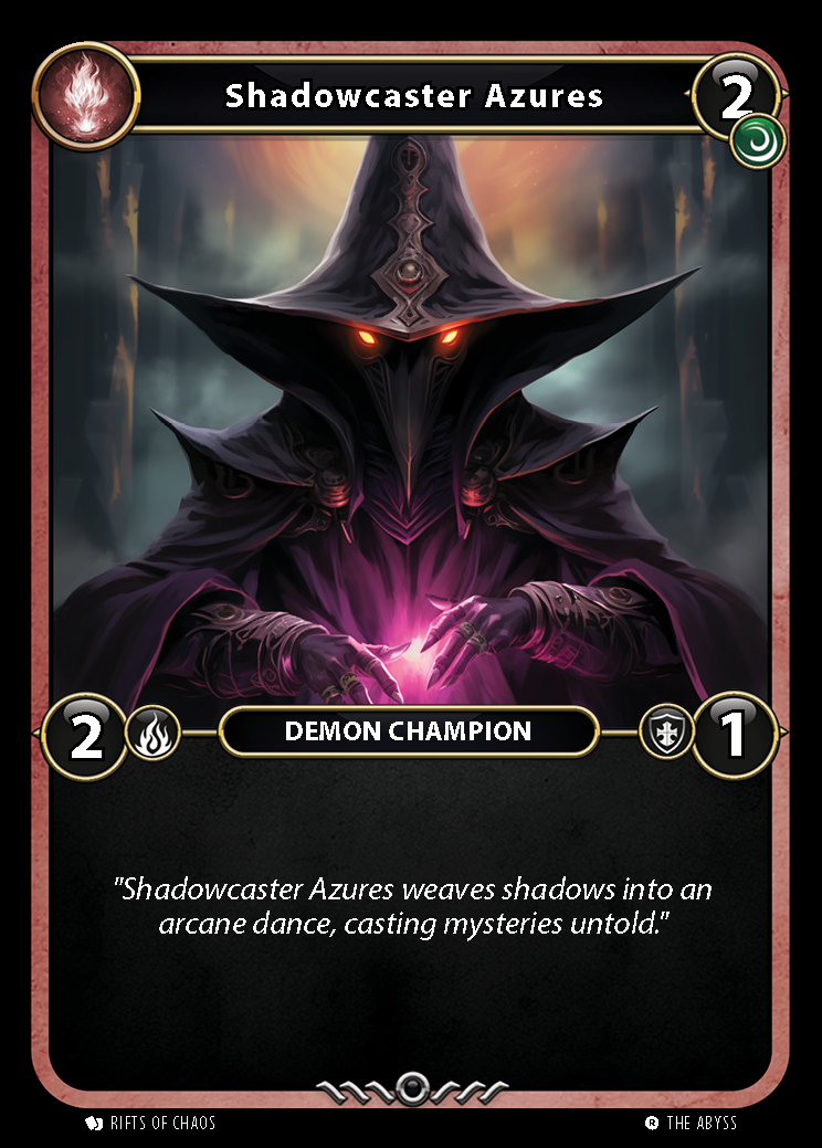 Shadowcaster Azures card front