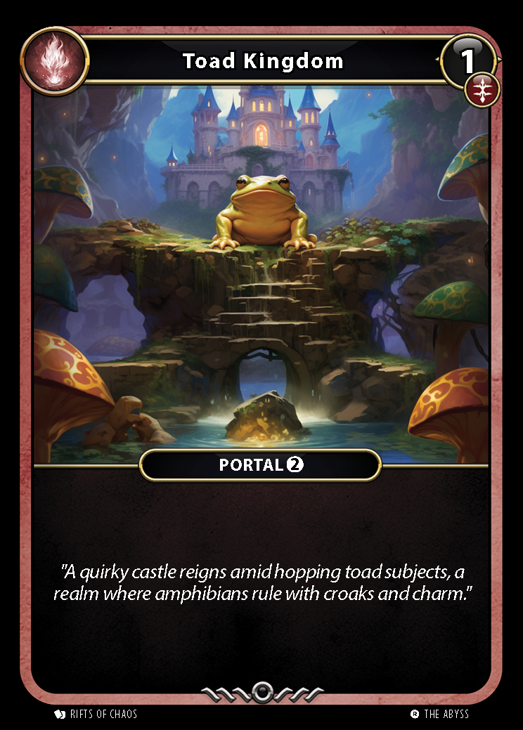 Toad Kingdom card front