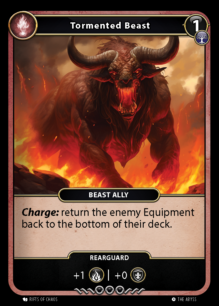 Tormented Beast card front